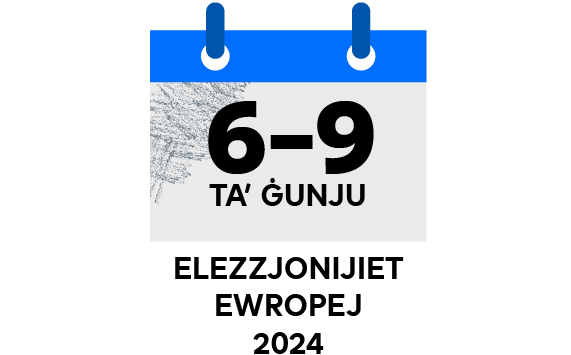 Kalendarju bil-kliem “6-9 ta’ Ġunju, elezzjonijiet Ewropej 2024”